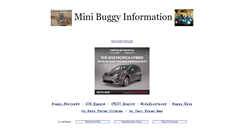 Desktop Screenshot of buggyinfo.com
